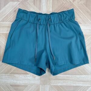 Lululemon Green Shorts Sz 4 Athletica High Rise Pull On WMNS Shortie Active Teal